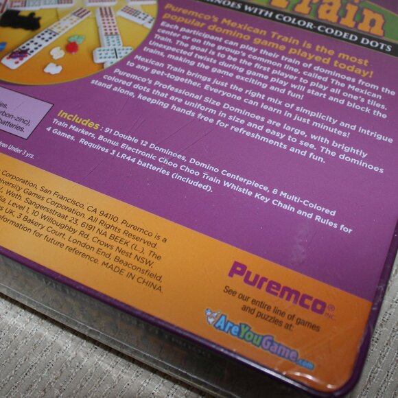 3/$55❤️sealed Puremco 2016 Mexican Train Double 12 Color-Coded Domino Game Box - Picture 6 of 9